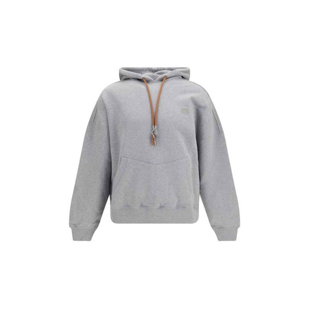 Loewe Men Hooded Sweatshirt With Drawstring And Keyring